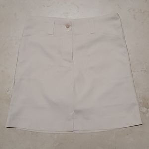 Cream Skort